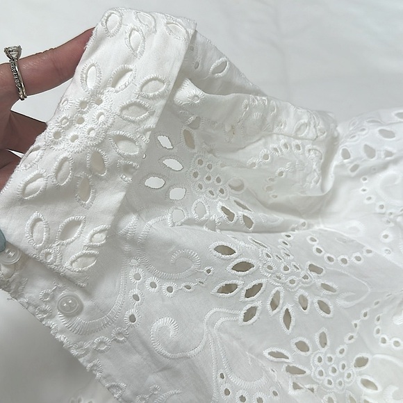 ZARA Beach White Cover up - Picture 3 of 4